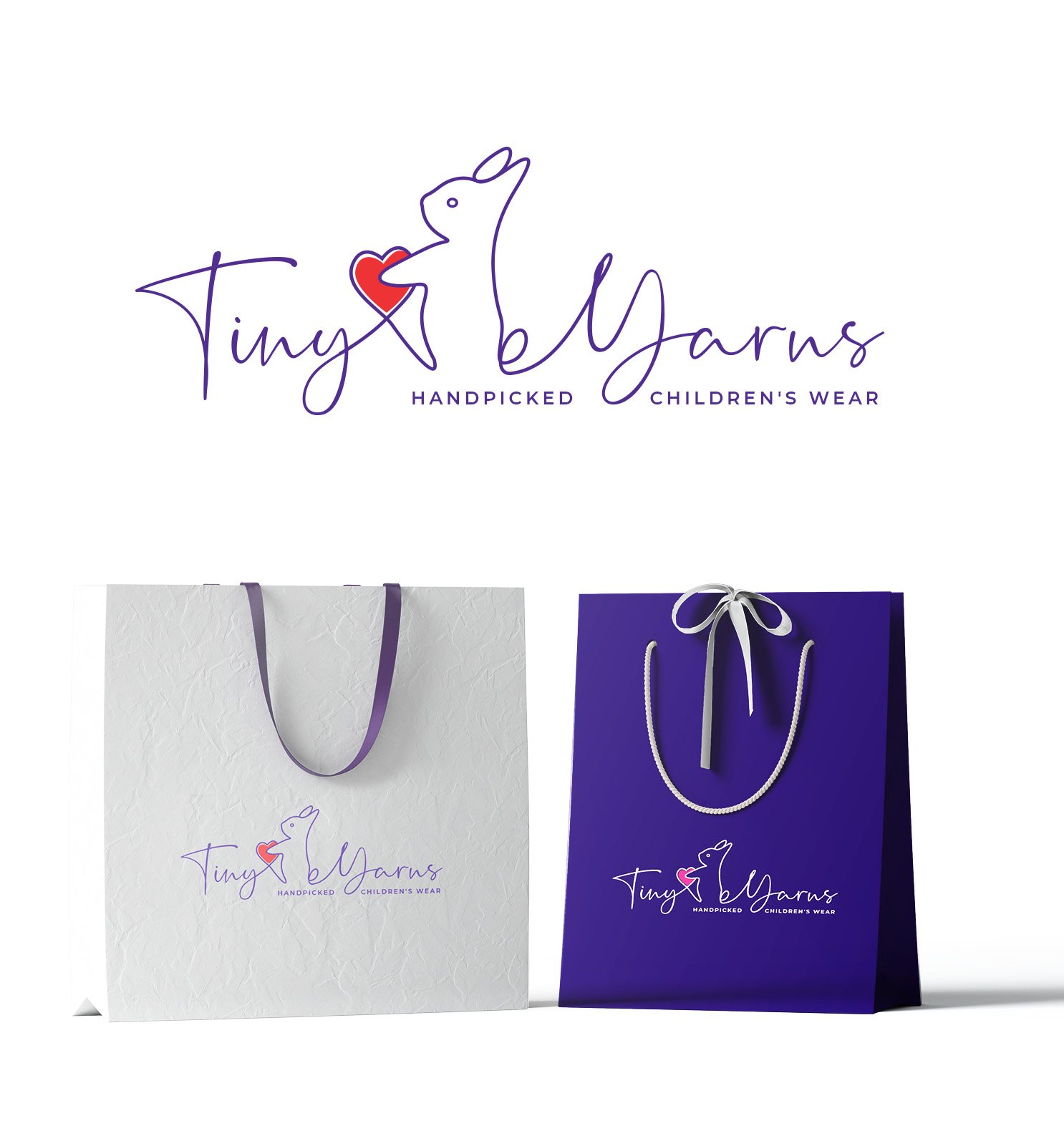 Tiny yarns branding
